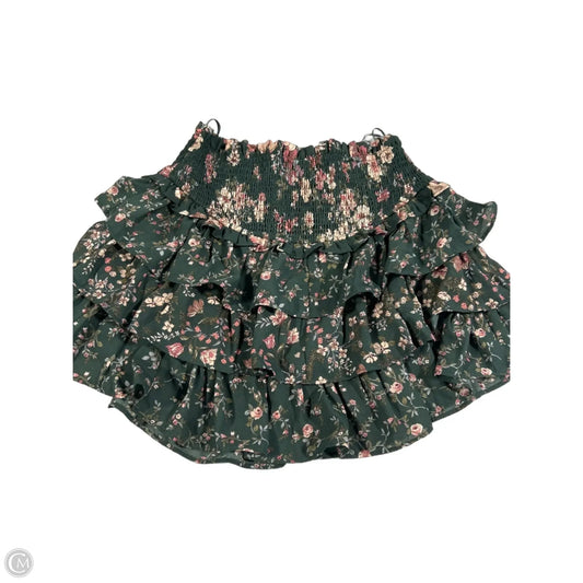 Skirt Mini & Short By Altard State In Green, Size: S