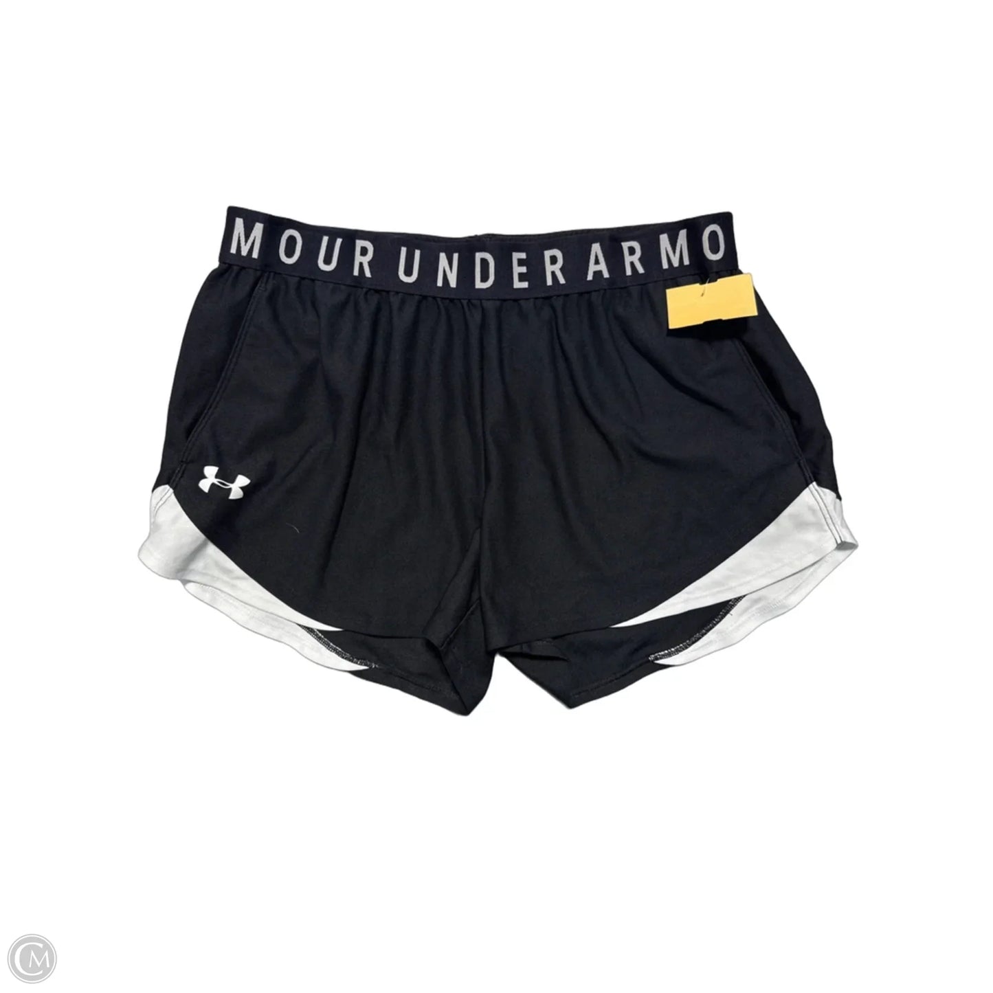 Athletic Shorts By Under Armour In Black & White, Size: M