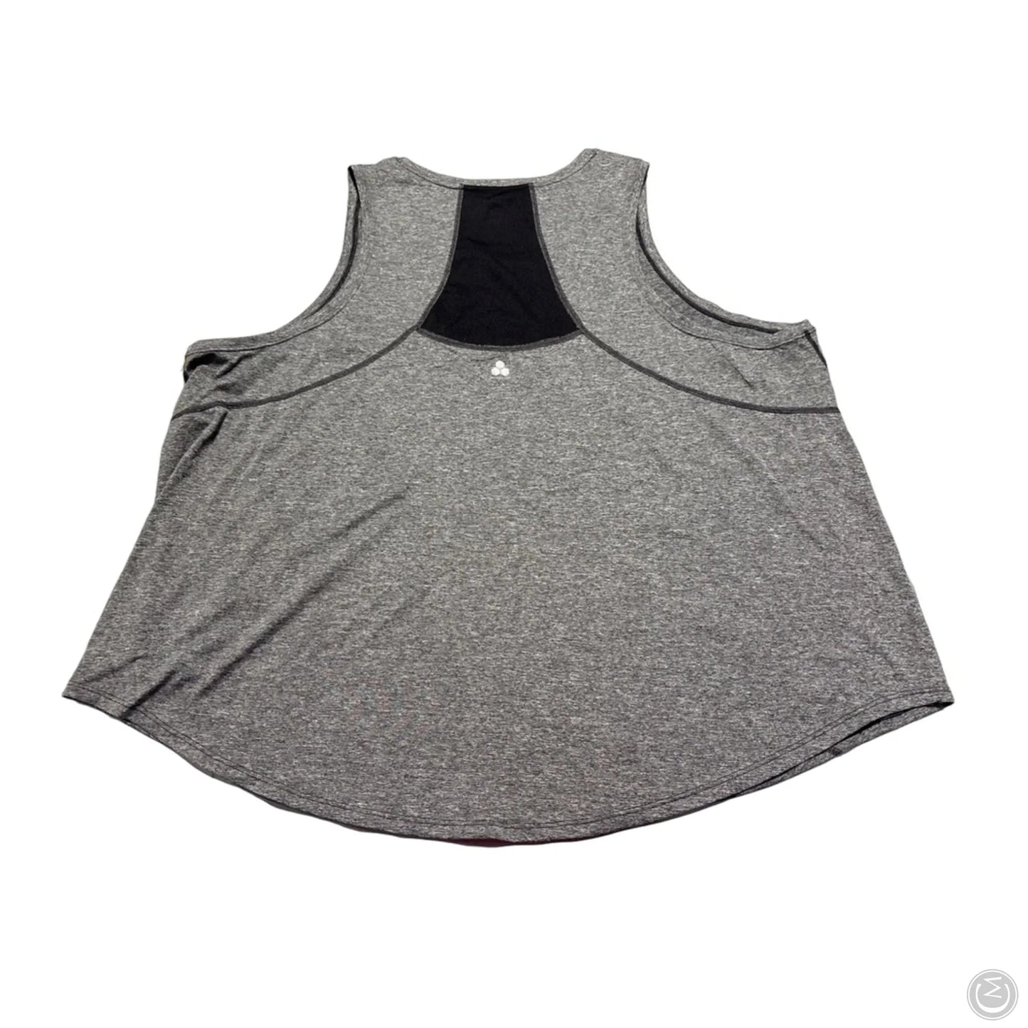 Athletic Tank Top By Tek Gear In Grey, Size: 3x