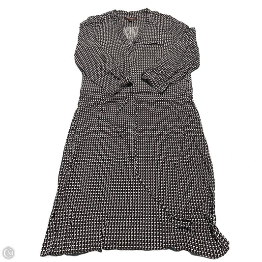 Dress Casual Midi By Johnston & Murphy In Geometric Pattern, Size: M
