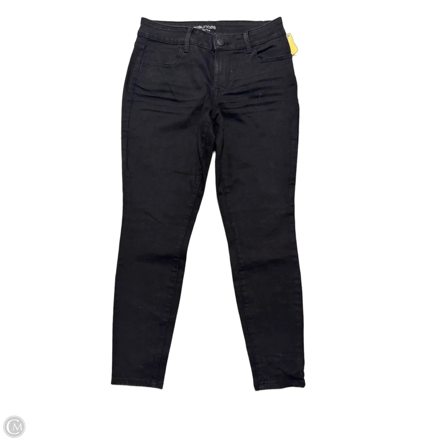 Jeans Skinny By Maurices In Black Denim, Size: 6