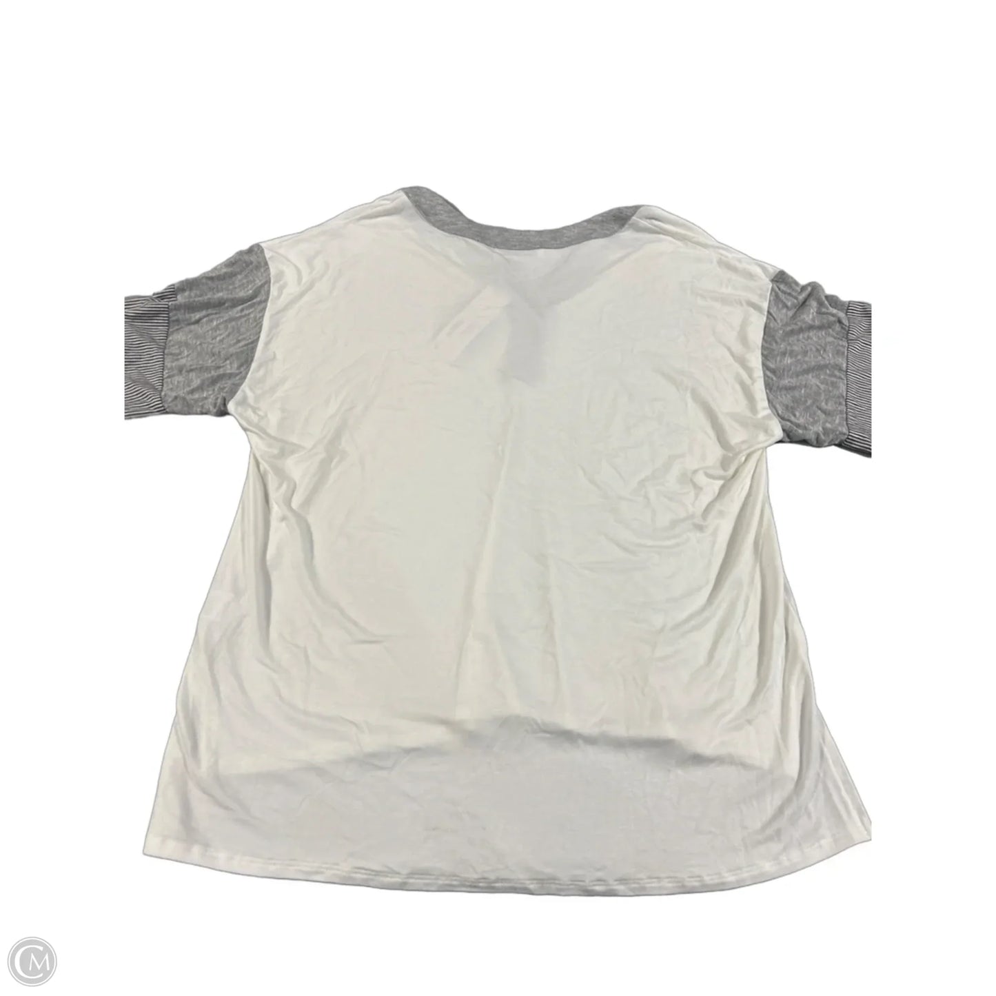 Top Short Sleeve By Gilli In White, Size: L