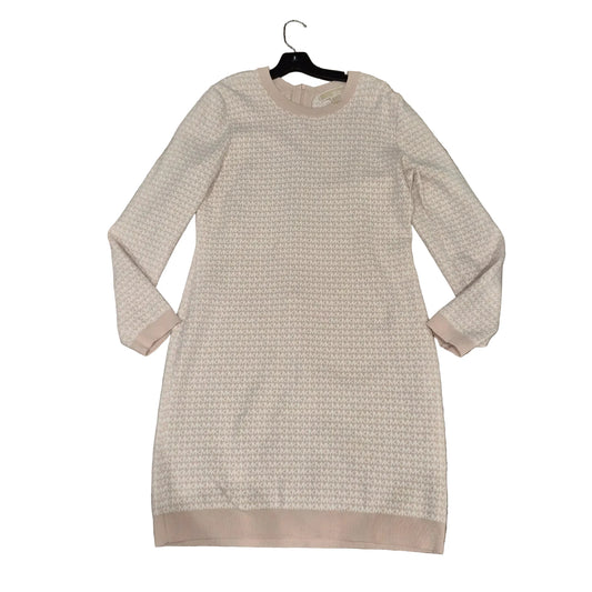 Dress Casual Midi By Michael By Michael Kors In Pink & White, Size: Xl