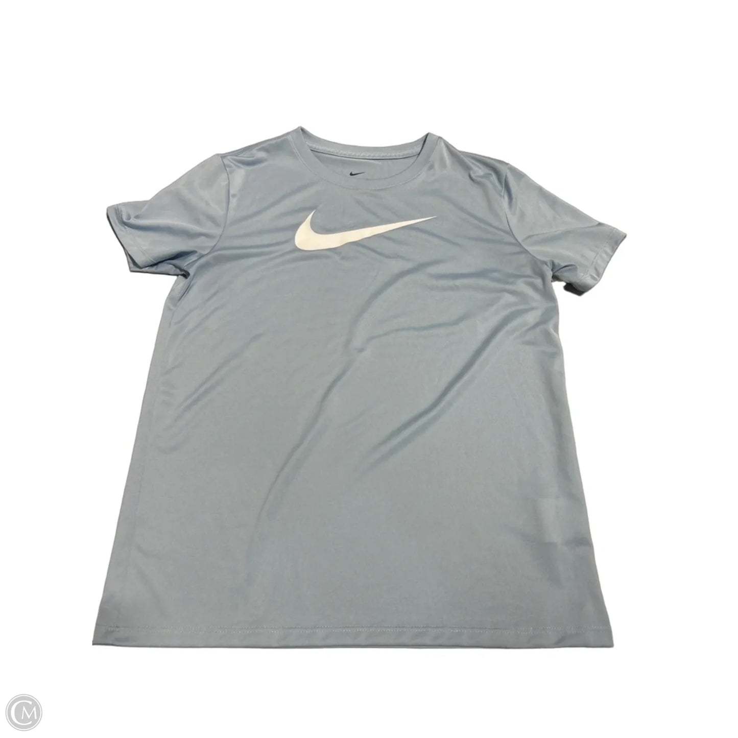Athletic Top Short Sleeve By Nike In Blue, Size: Xs