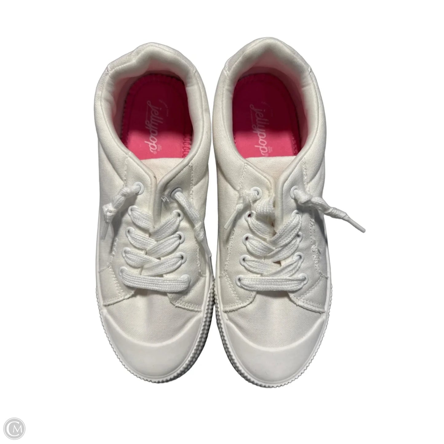 Shoes Sneakers By Jelly Pop In White, Size: 9.5