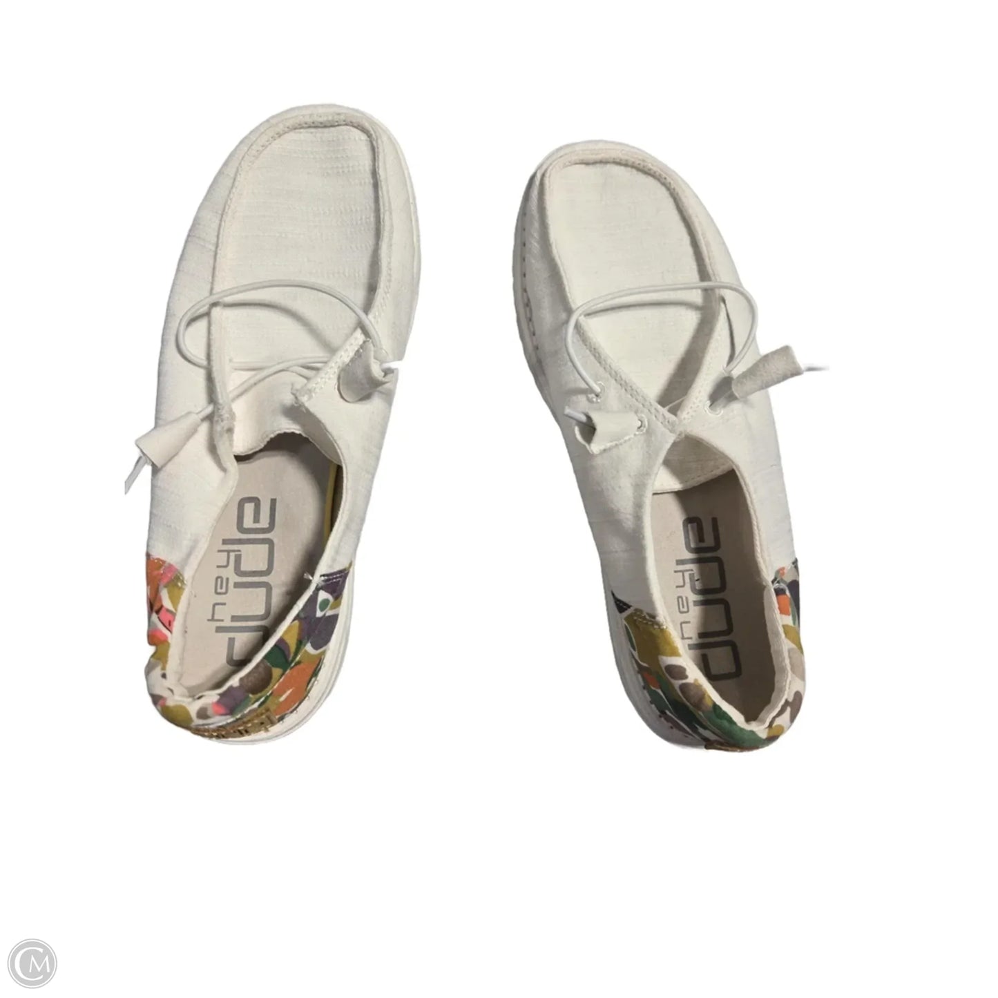 Shoes Flats By Hey Dude In White, Size: 8