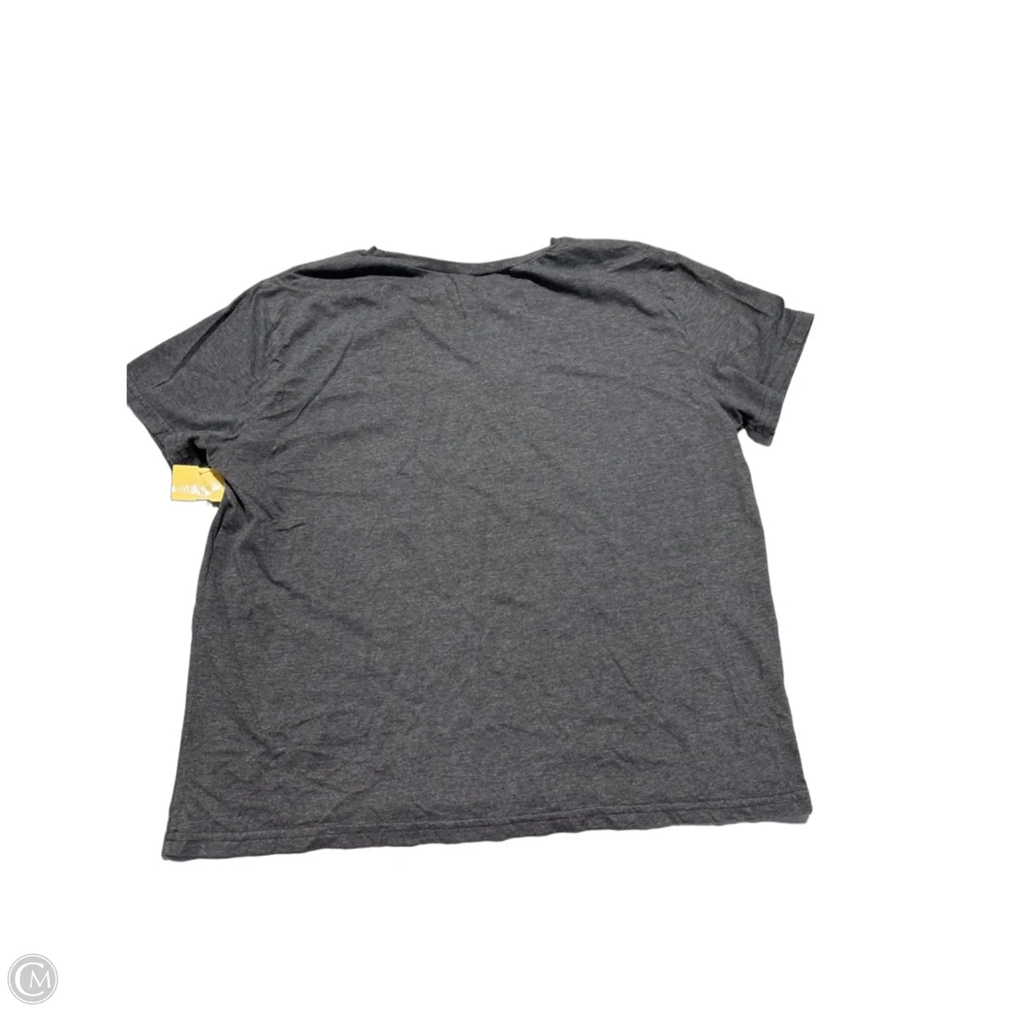 Top Short Sleeve By Cmc In Grey, Size: Xl