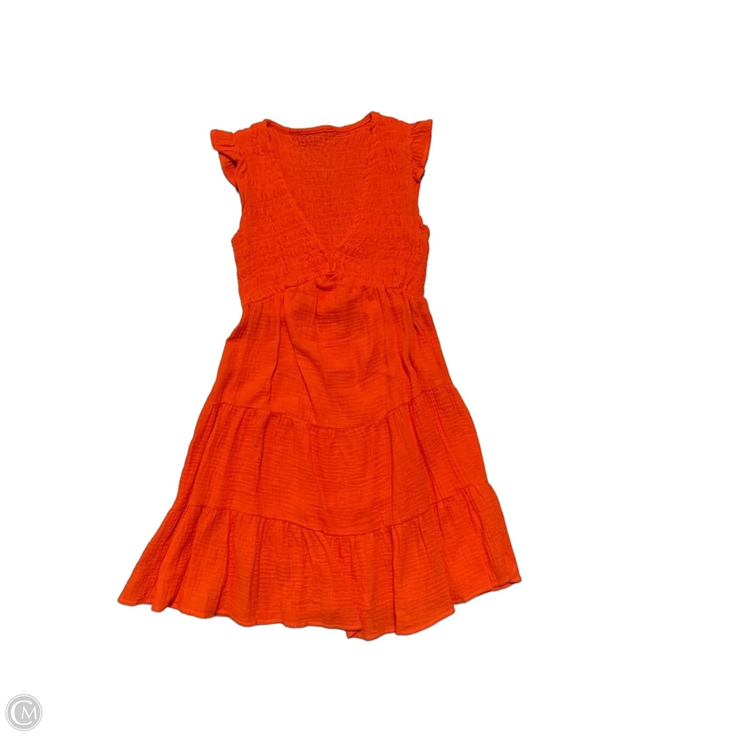 Dress Casual Short By Cme In Orange, Size: S