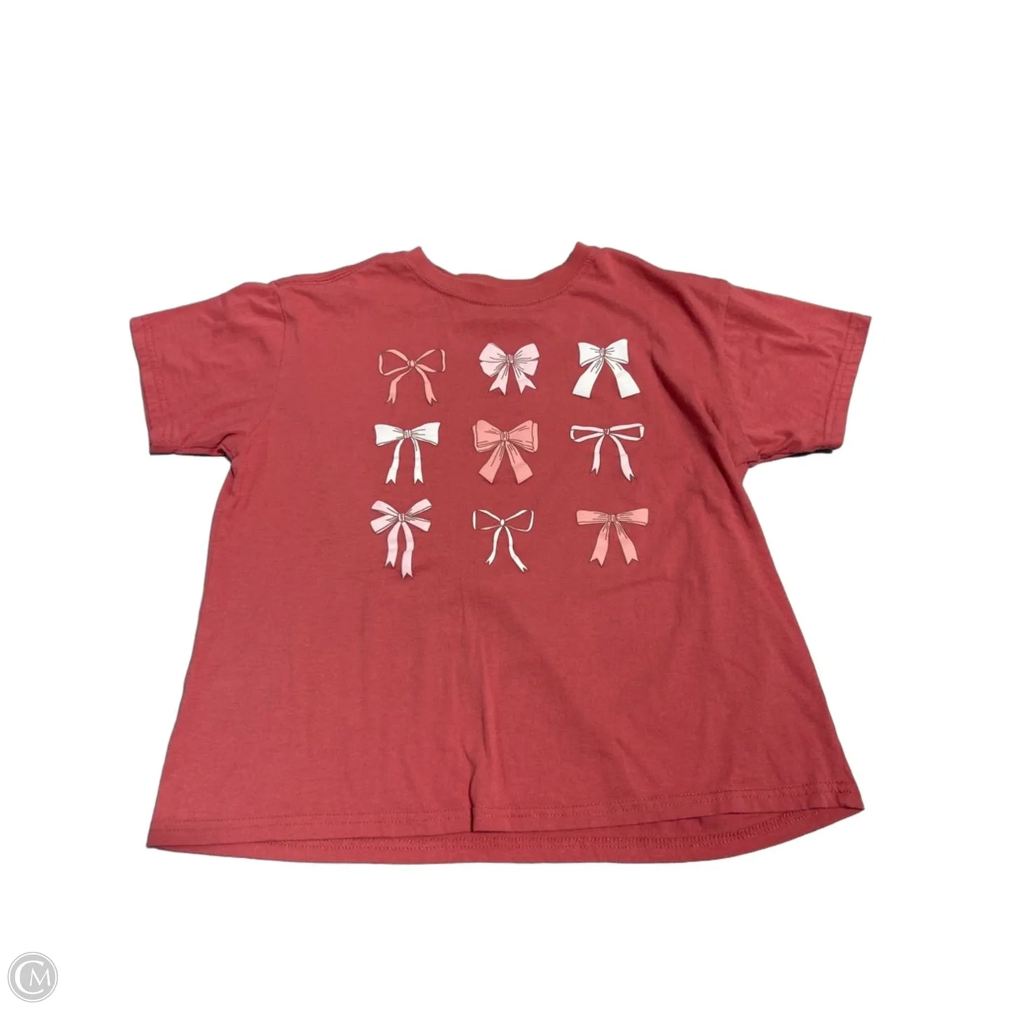Top Short Sleeve Basic By Mighty Fine In Red, Size: M