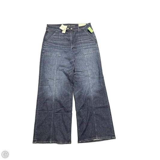 Jeans Wide Leg By American Eagle In Blue, Size: 16
