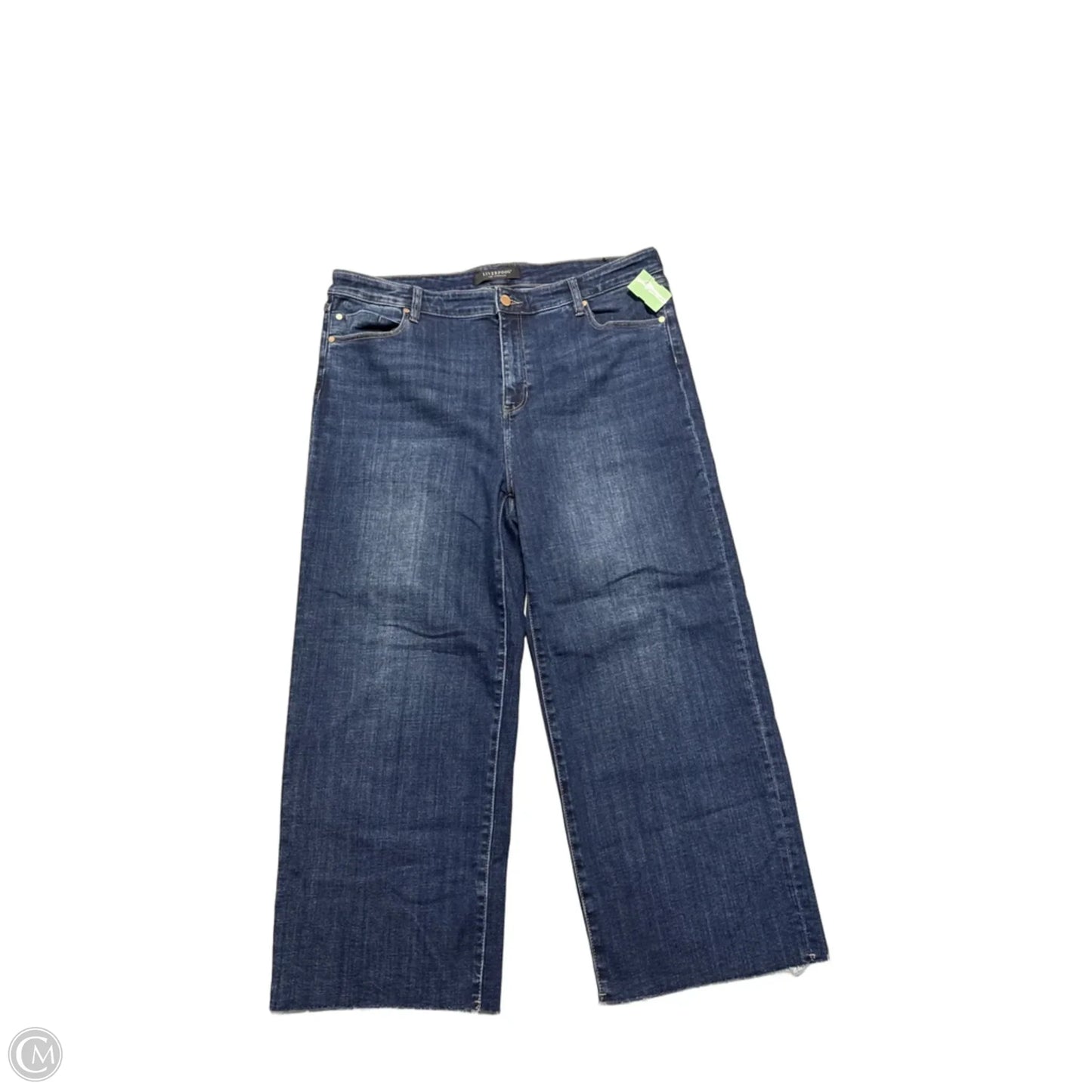 Jeans Straight By Liverpool In Blue, Size: 16