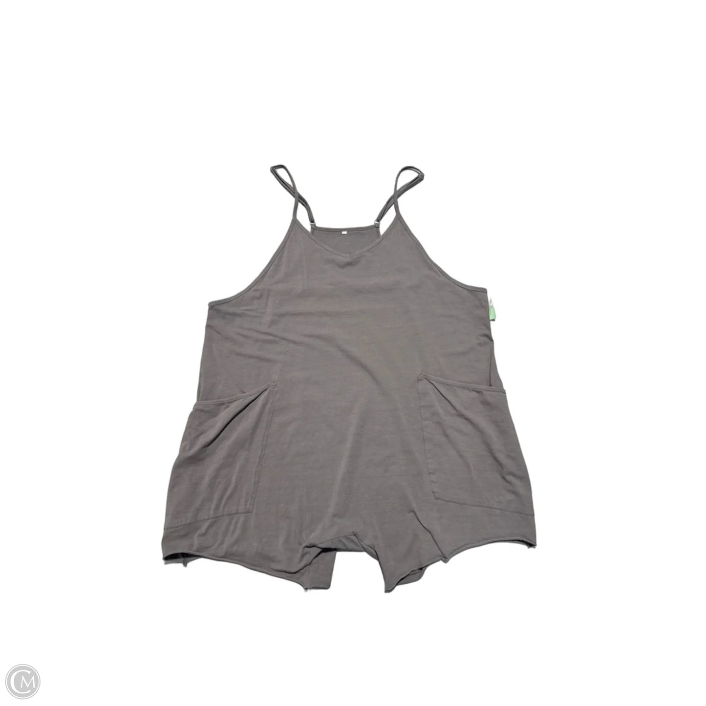 Romper By Cme In Grey, Size: Xxl