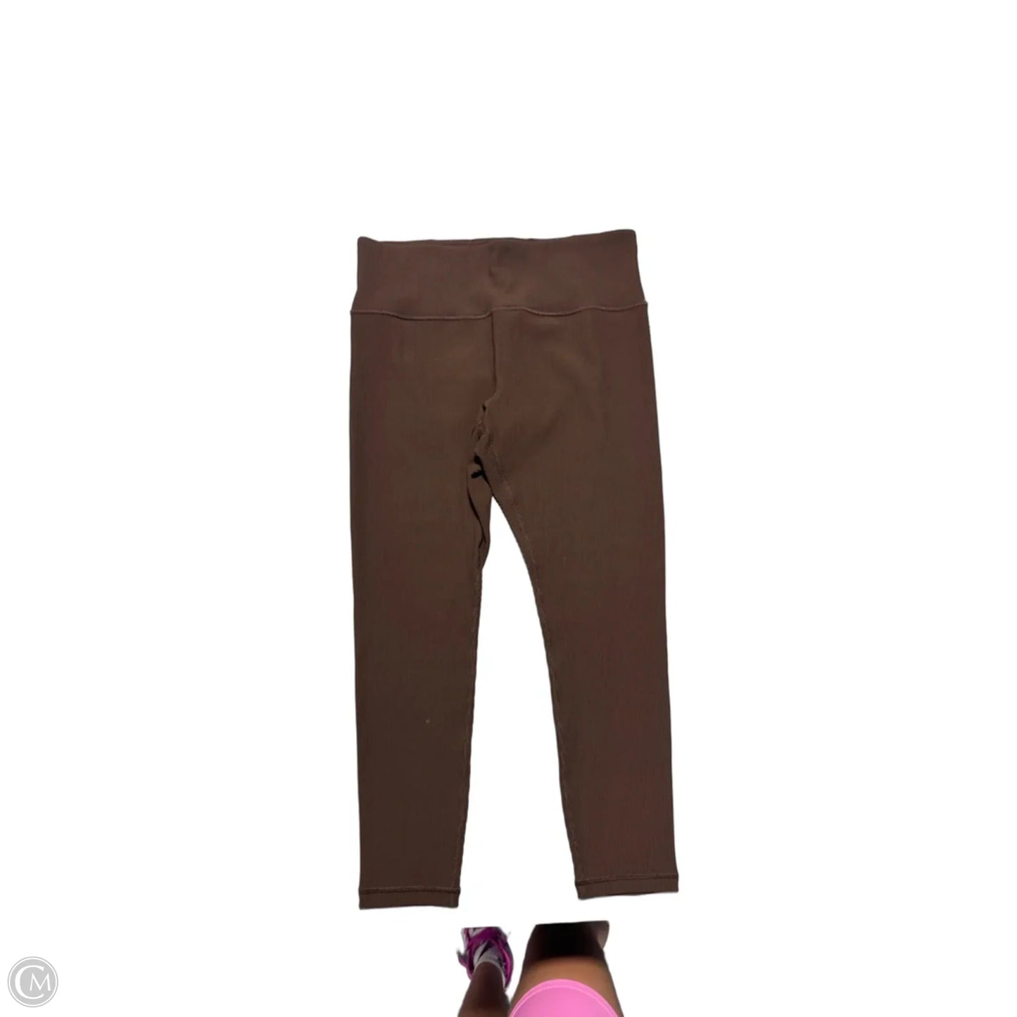 Athletic Leggings By Athleta In Brown, Size: Xl