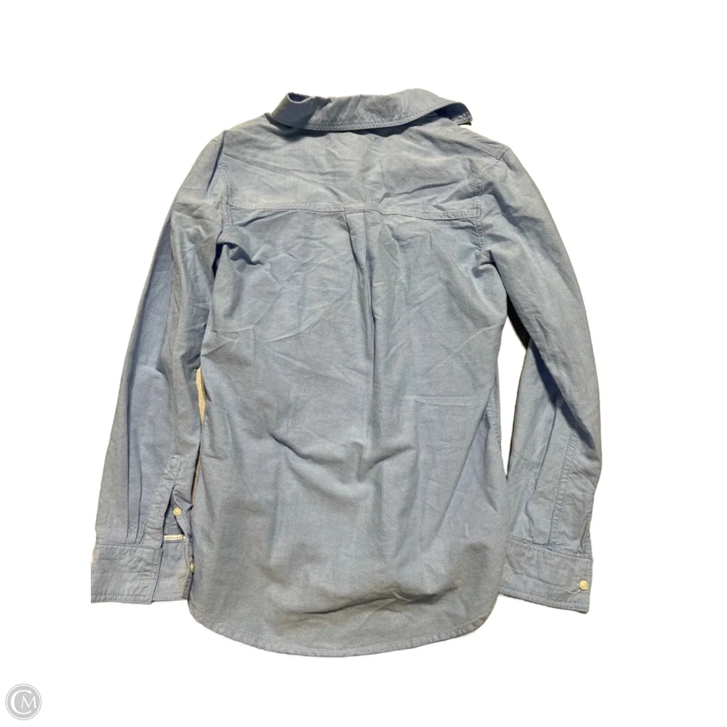 Top Long Sleeve By Cmf In Blue, Size: S