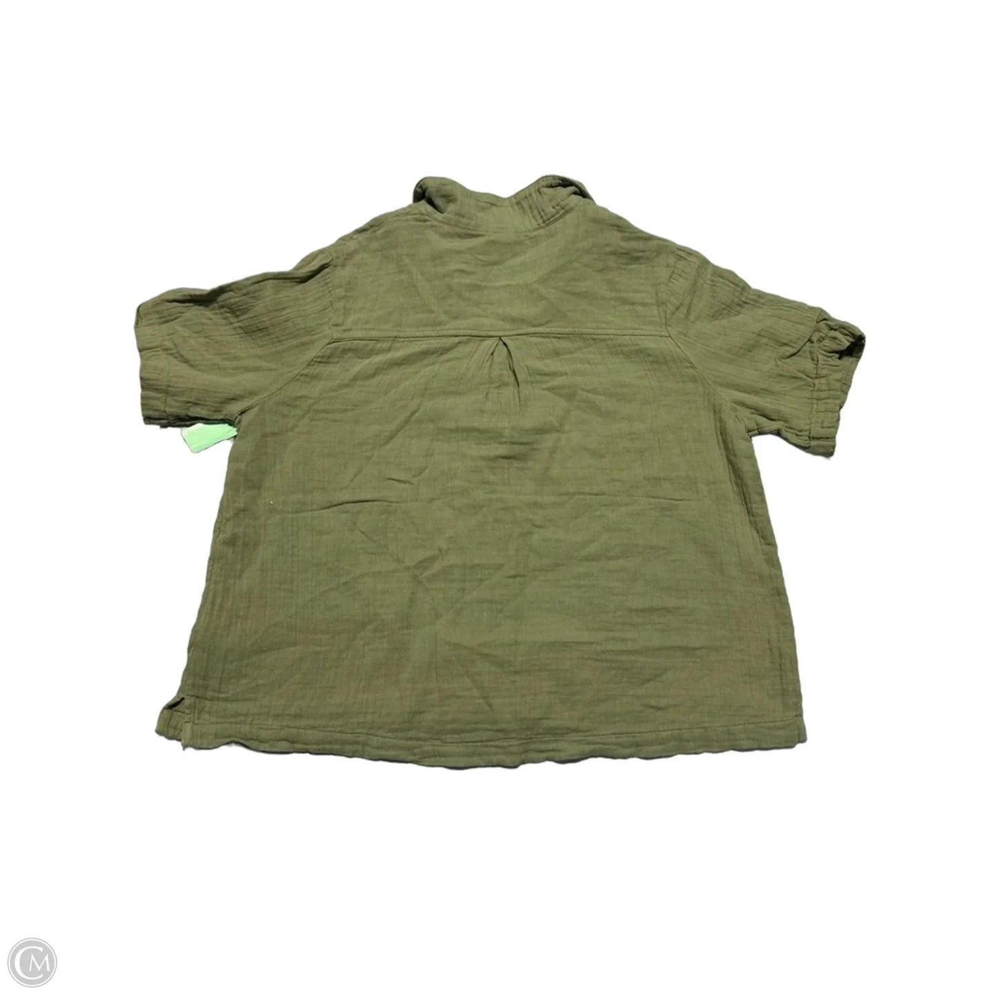 Top Short Sleeve By Old Navy In Green, Size: M