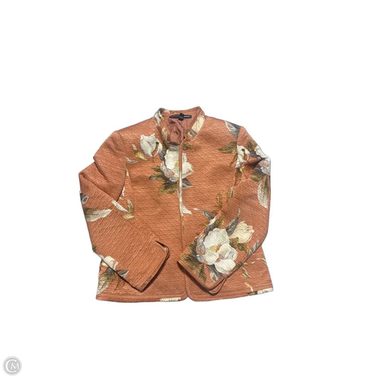 Blazer By Linda Allard In Orange, Size: M