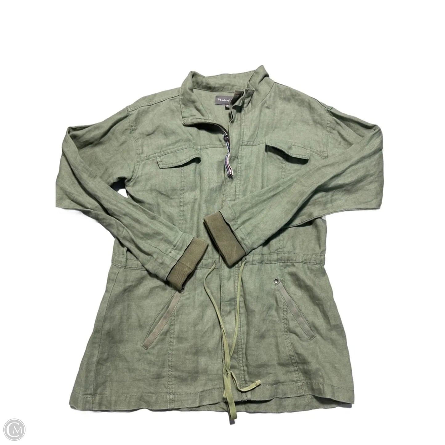 Jacket Utility By Cme In Green, Size: M