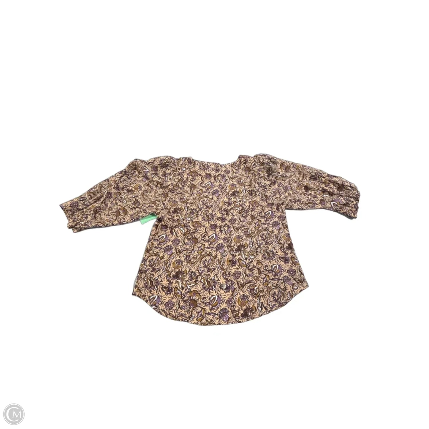 Top Short Sleeve By Industry In Brown, Size: M