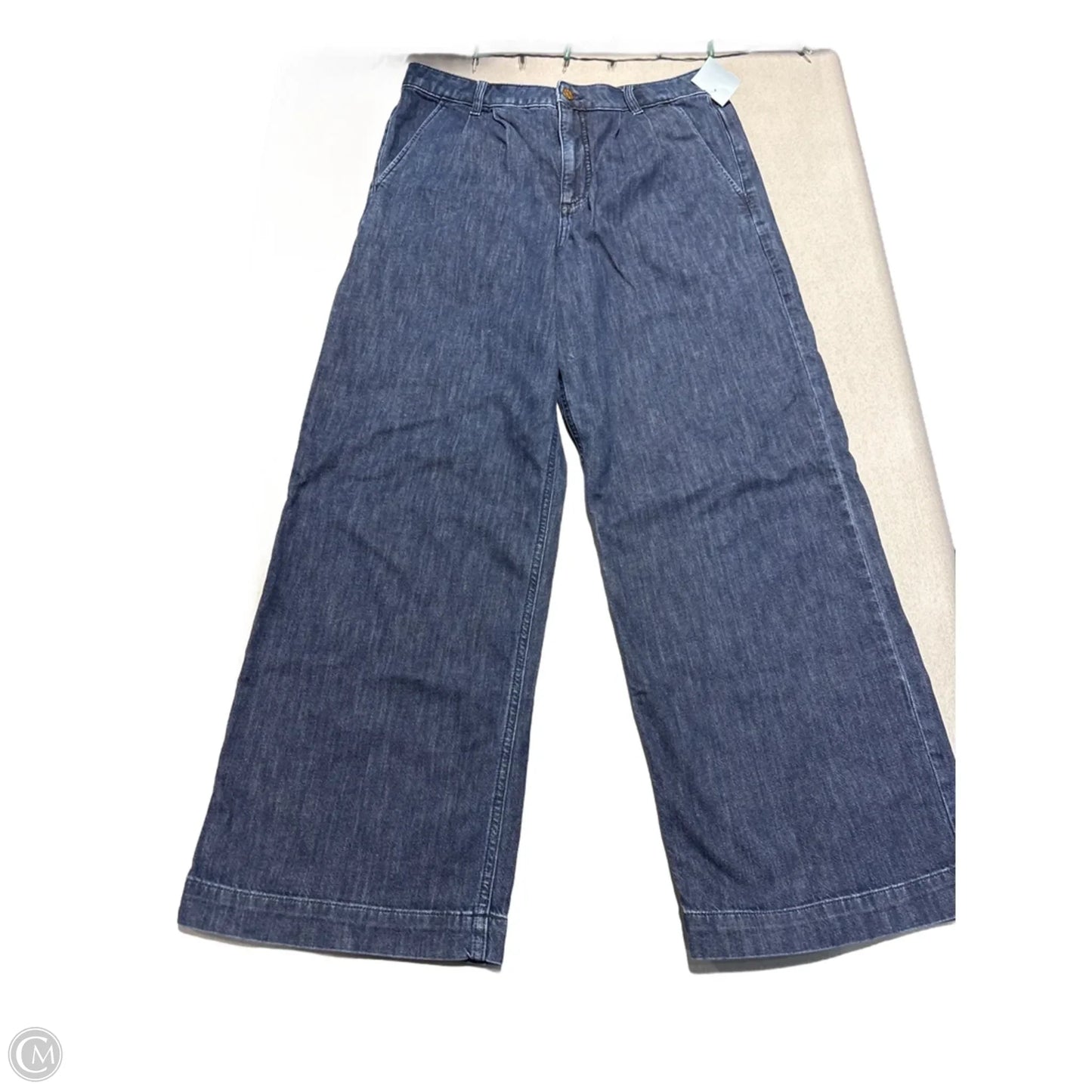 Jeans Wide Leg By J. Crew In Blue, Size: 8