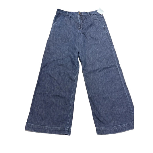 Jeans Wide Leg By J. Crew In Blue, Size: 8