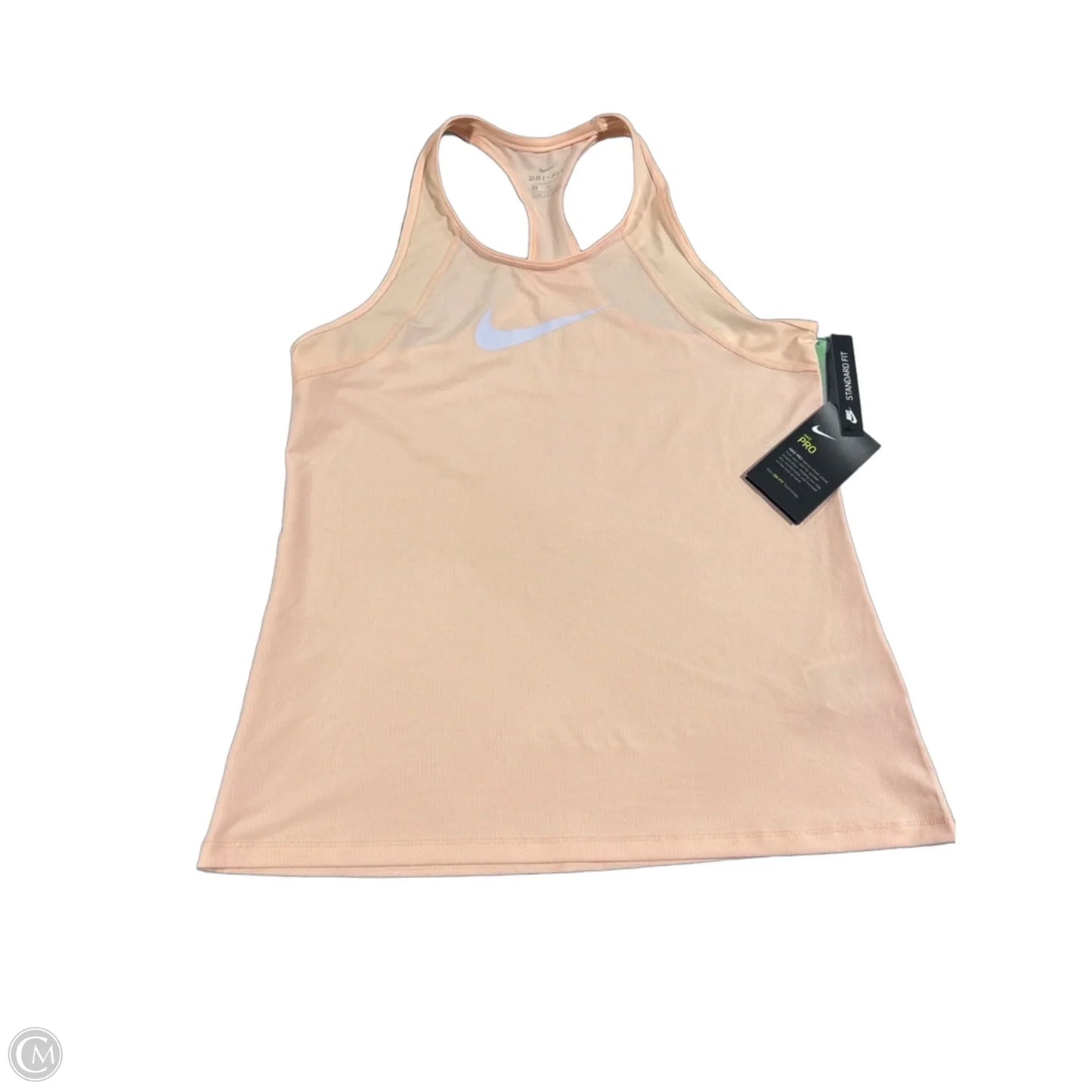 Athletic Tank Top By Nike In Orange, Size: M