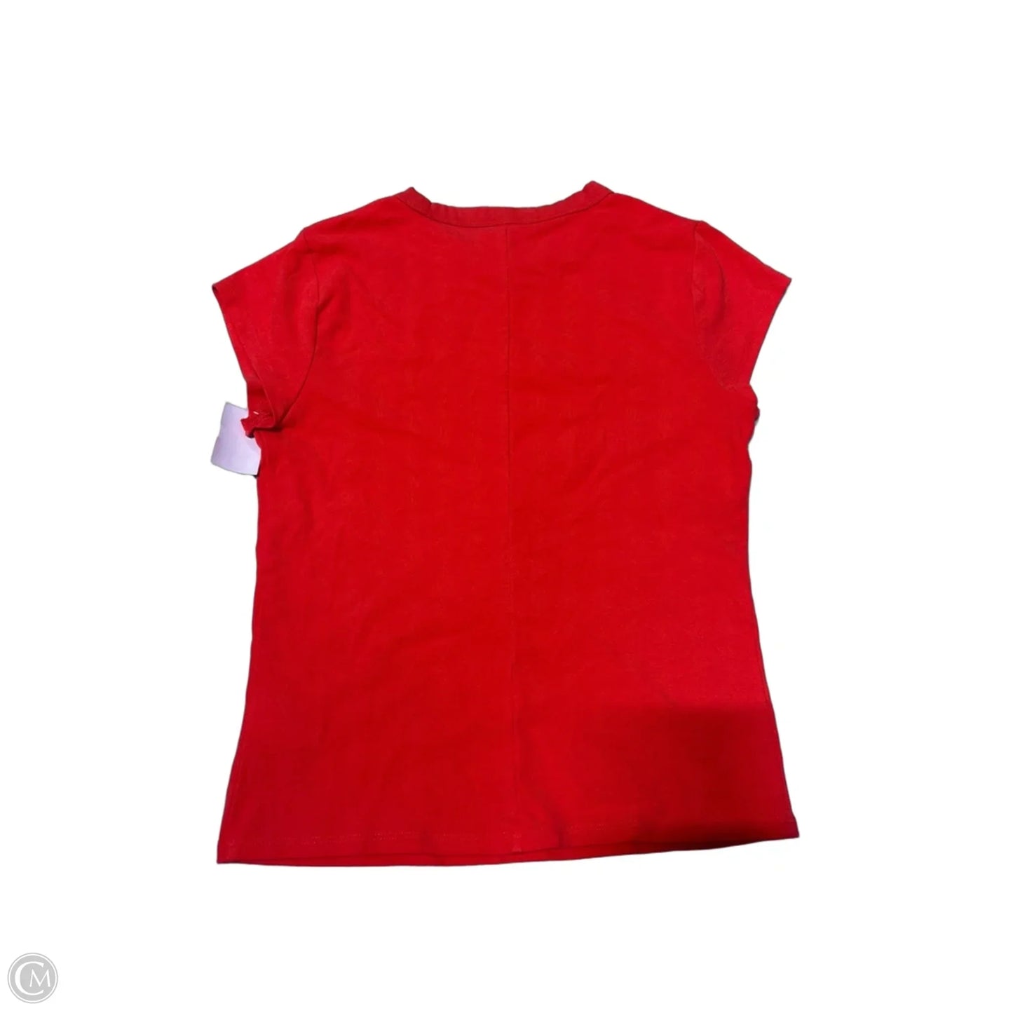 Top Short Sleeve By Free Assembly In Red, Size: Xs