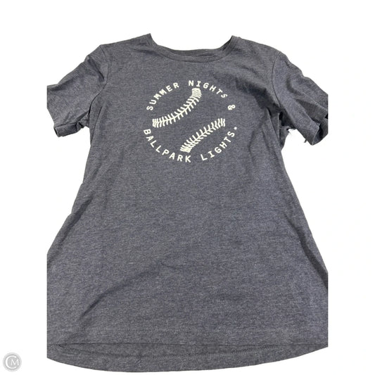 Top Short Sleeve Basic By Bella + Canvas In Navy, Size: S