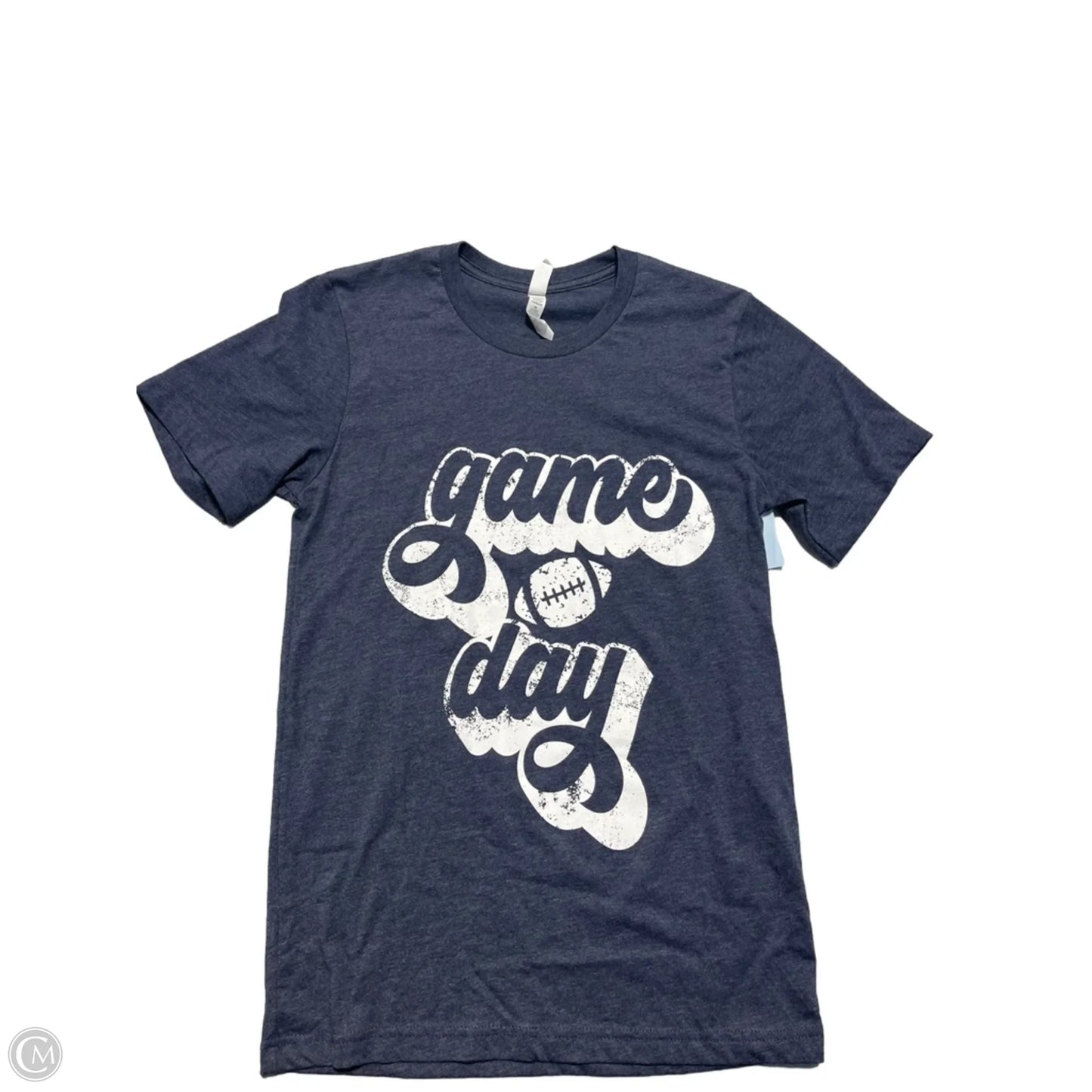 Top Short Sleeve Basic By Bella + Canvas In Navy, Size: S