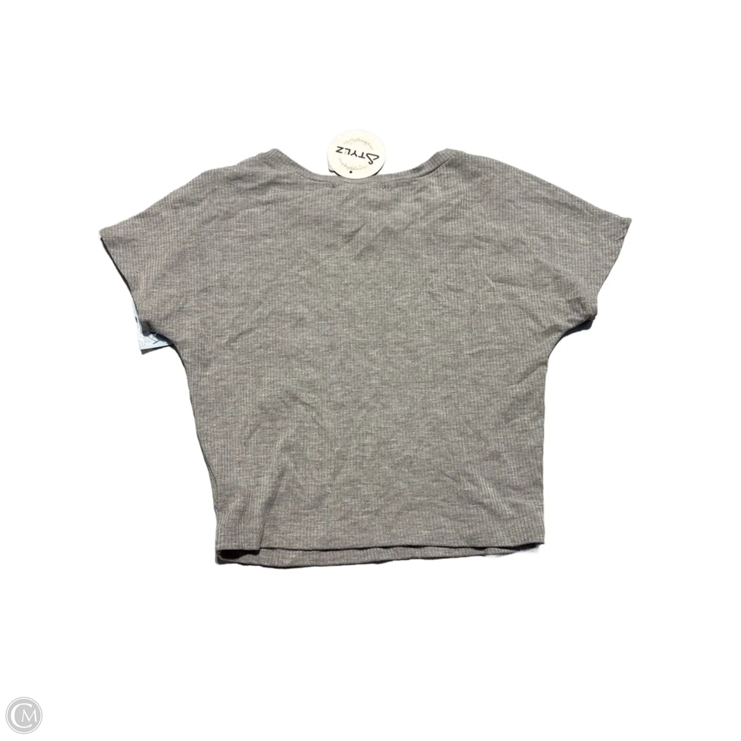 Top Short Sleeve Basic By Cme In Grey, Size: M