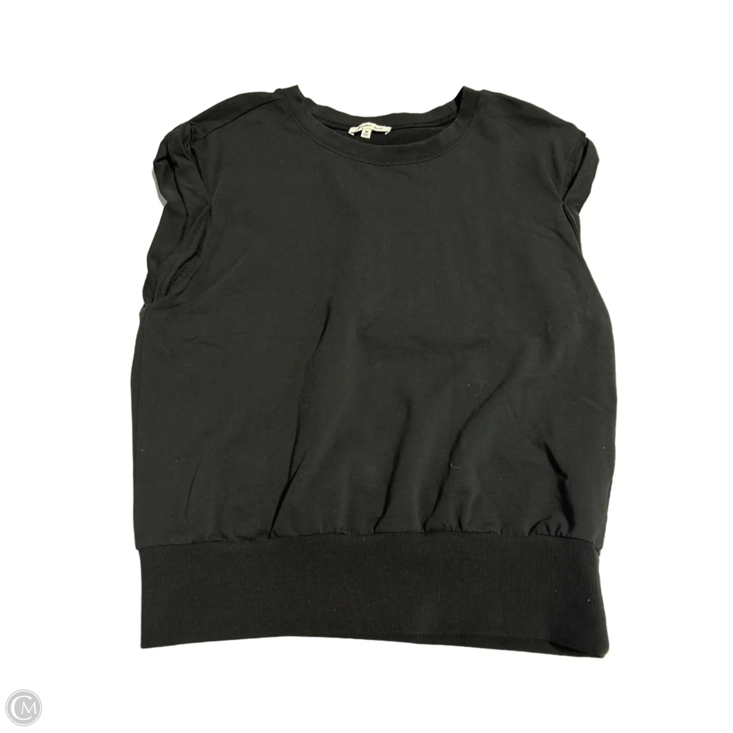 Top Short Sleeve By Another Love In Black, Size: M
