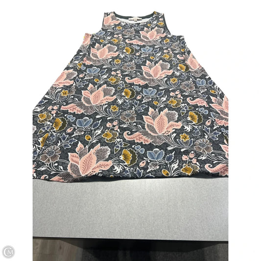Dress Casual Short By Loft In Floral Print, Size: M