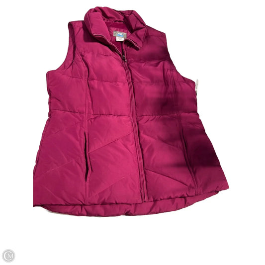 Vest Puffer & Quilted By Sjb Active In Pink, Size: S