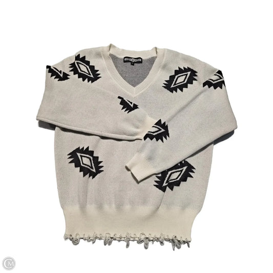 Sweater By Cmc In Black & White, Size: S