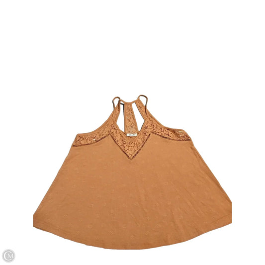 Tank Top By Miss Me In Orange, Size: M