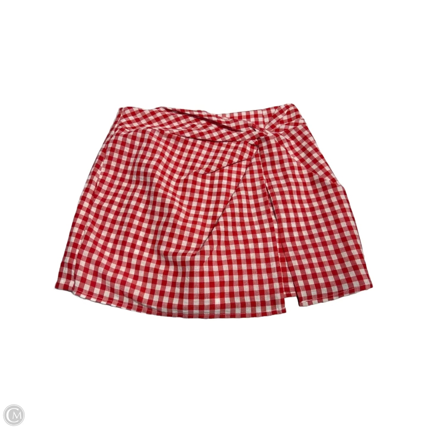 Skirt Mini & Short By Pink Lily In Red & White, Size: S
