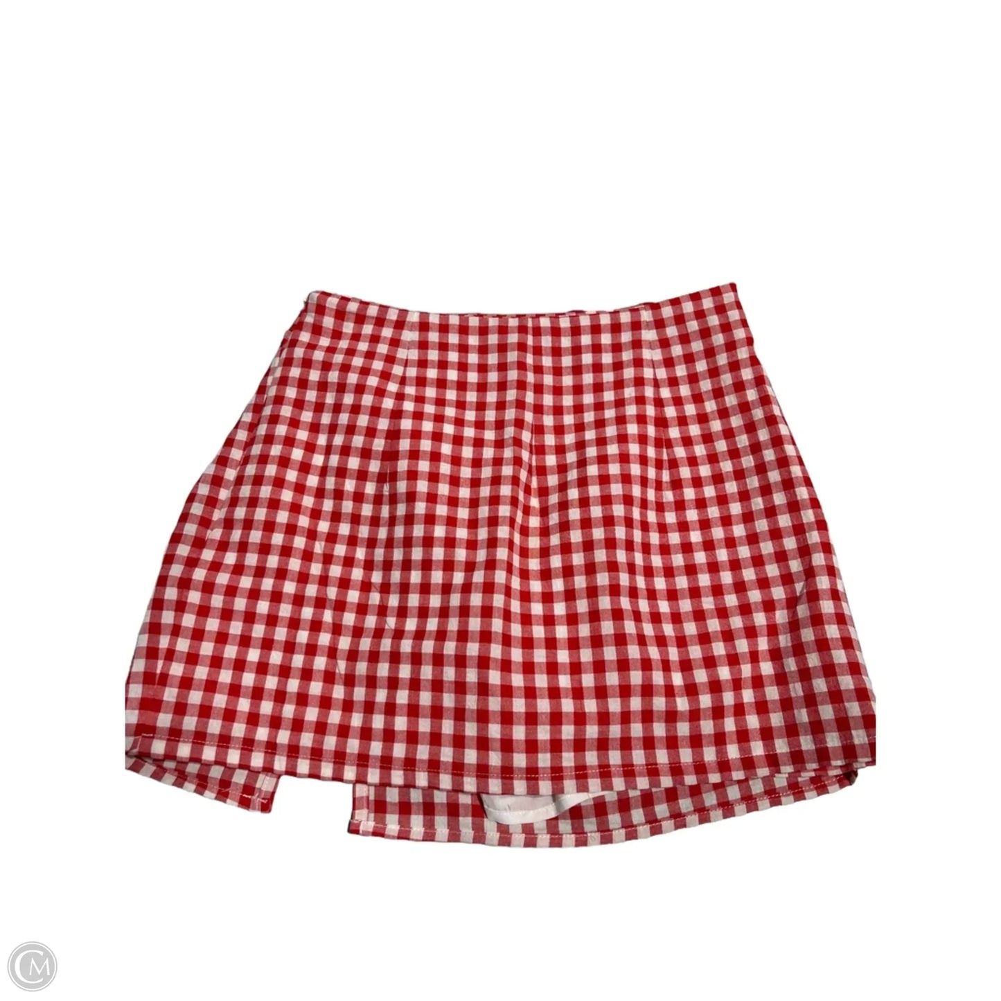 Skirt Mini & Short By Pink Lily In Red & White, Size: S