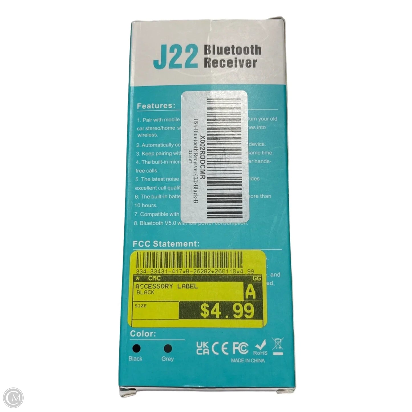 Accessory Label By Cmc