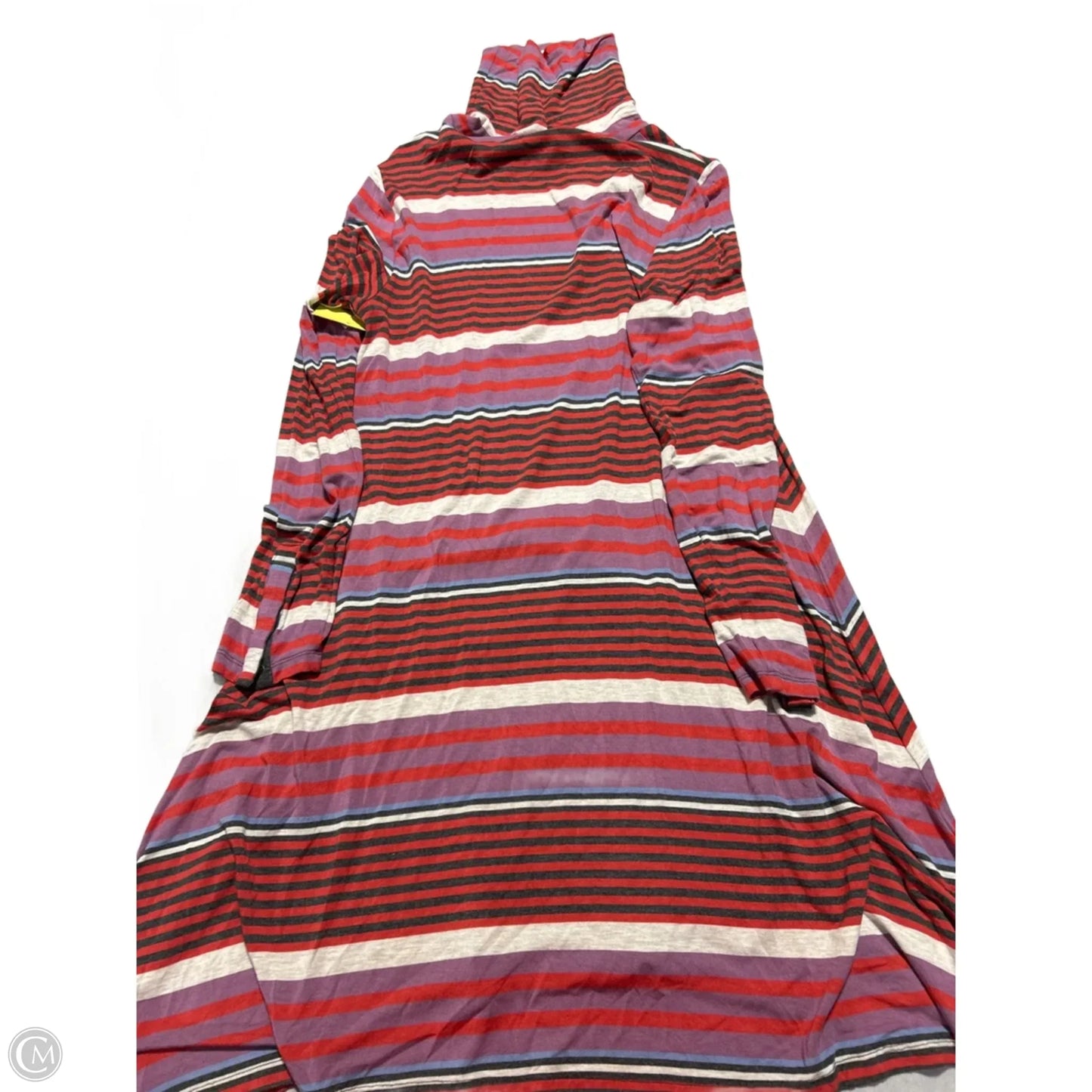 Dress Casual Maxi By Maeve In Striped Pattern, Size: L