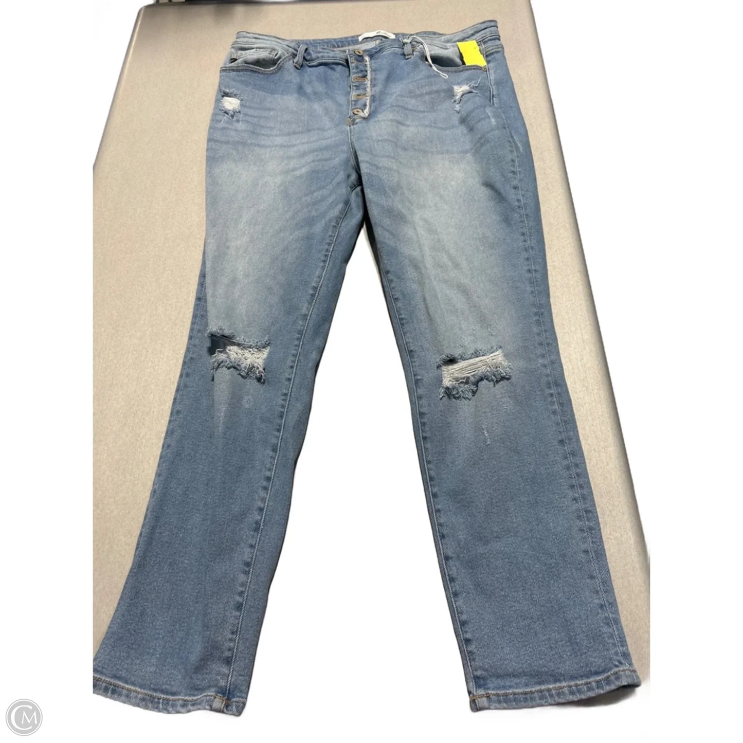 Jeans Straight By Kancan In Blue, Size: 20