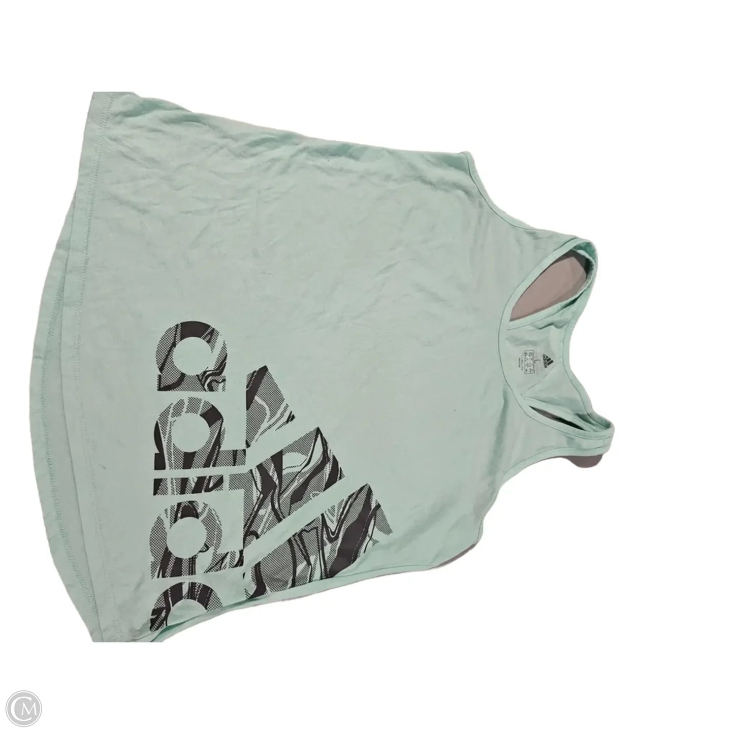 Athletic Tank Top By Adidas In Blue, Size: L