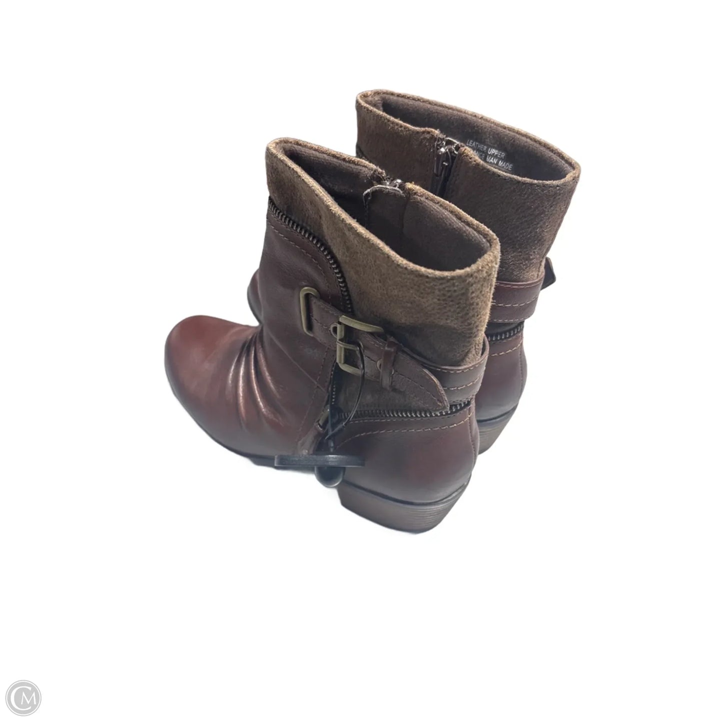 Boots Ankle Flats By Earth Origins In Brown, Size: 9