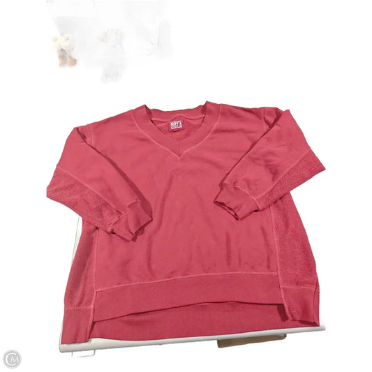 Top Long Sleeve By American Eagle In Red, Size: M