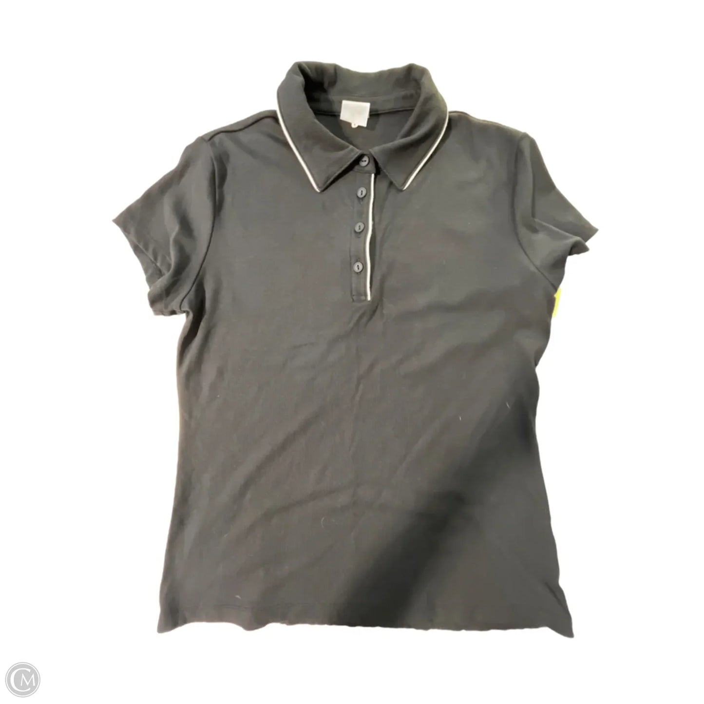 Athletic Top Short Sleeve By Calia In Black, Size: M