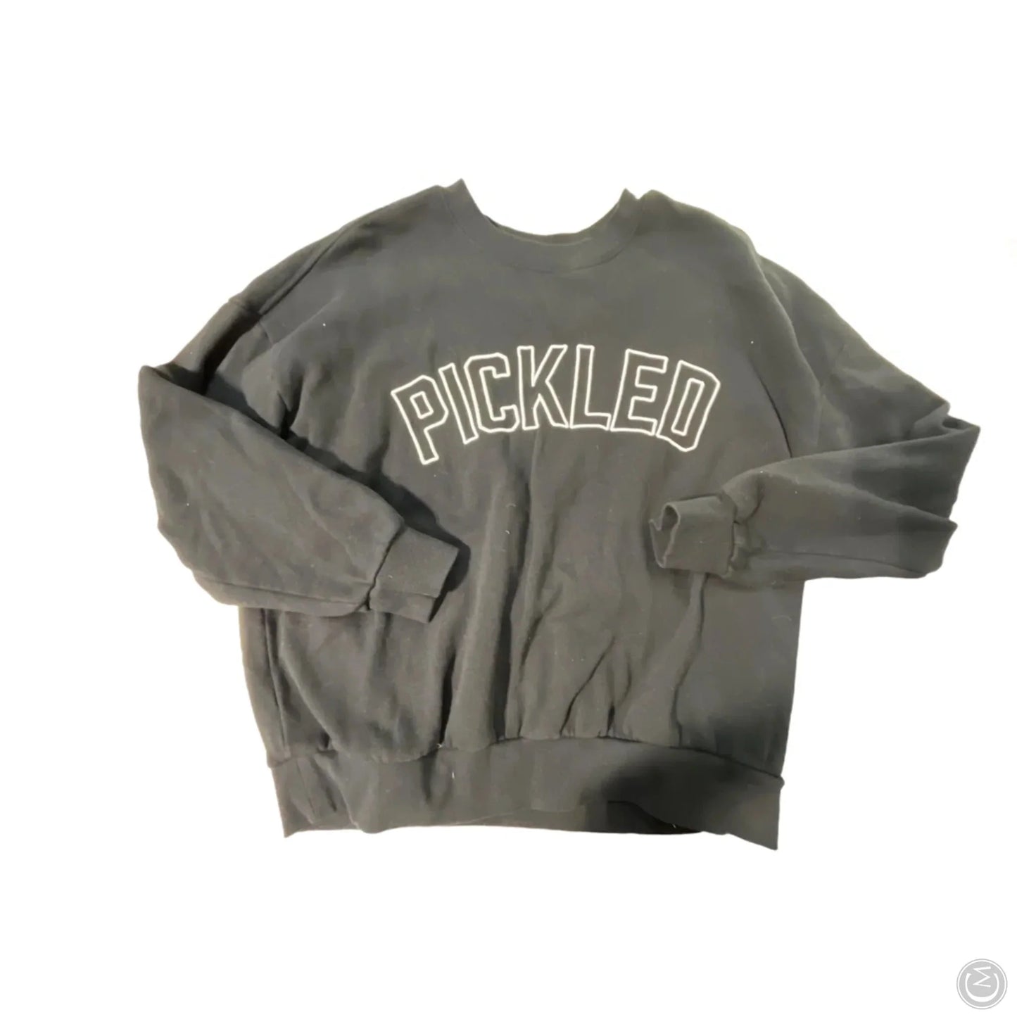 Sweatshirt Crewneck By Z Supply In Black, Size: S