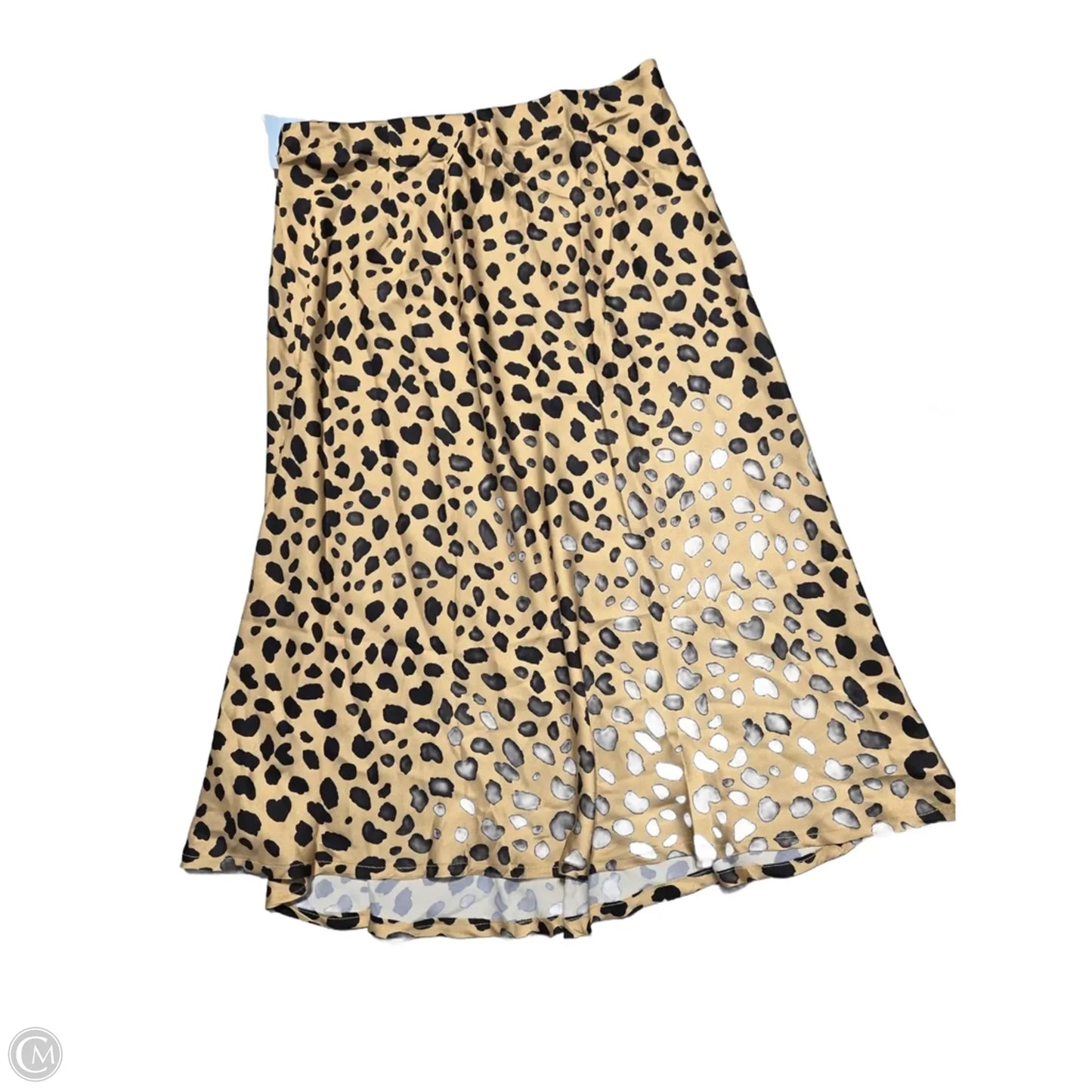 Skirt Midi By Cme In Animal Print, Size: L