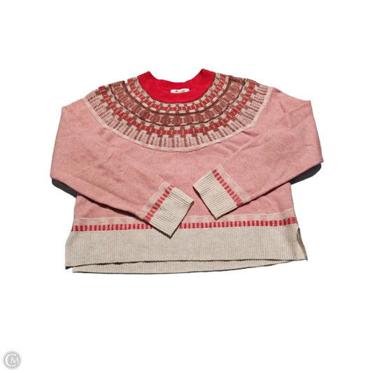 Sweater By Madewell In Pink, Size: M