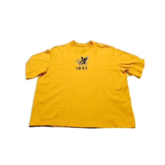 Top Short Sleeve By Nike In Yellow, Size: M