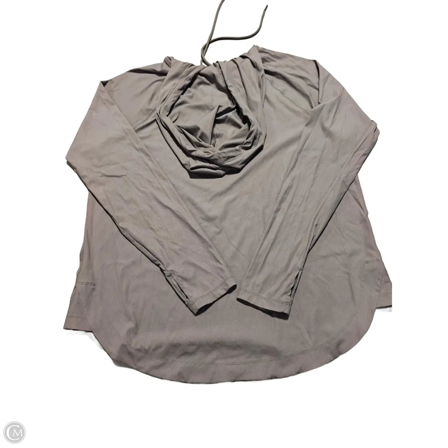 Athletic Top Long Sleeve Hoodie By Sage In Grey, Size: Xl