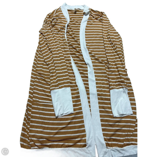 Cardigan By Cme In White & Yellow, Size: L