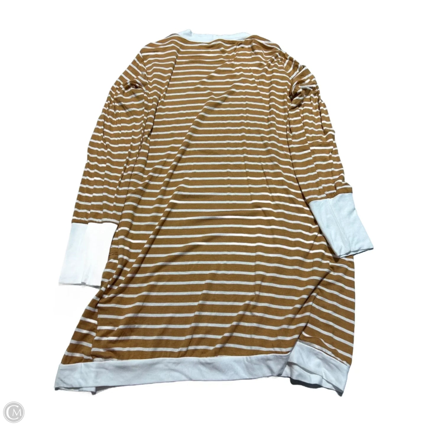 Cardigan By Cme In White & Yellow, Size: L